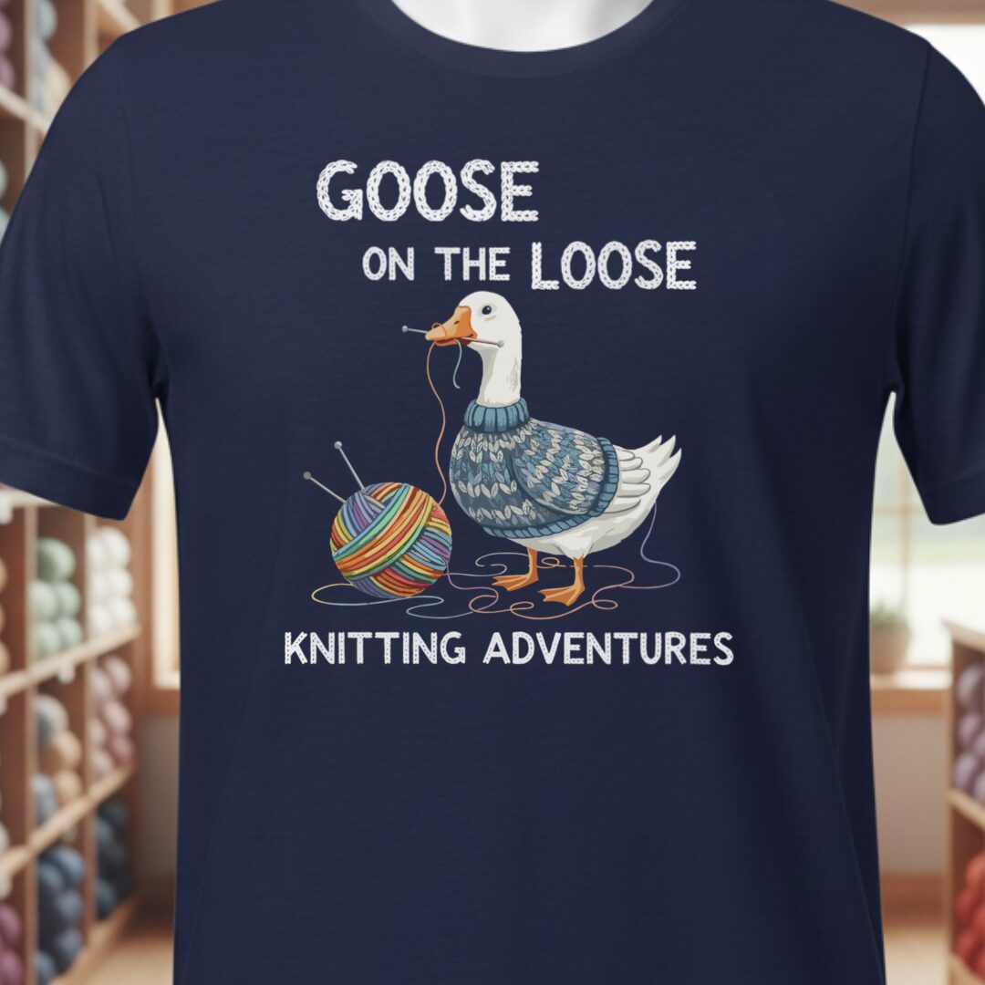 Goose on the Loose T-Shirt Navy t-shirt