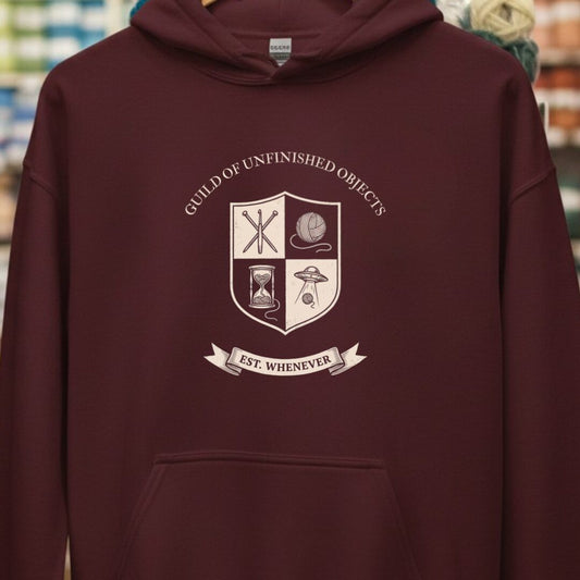 Guild Of UFO's Maroon Hoodie.jpg
