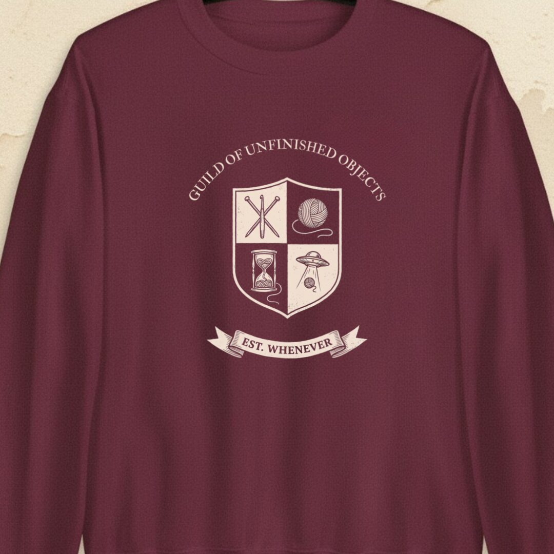 Guild Of UFO's Maroon Sweatshirt.jpg