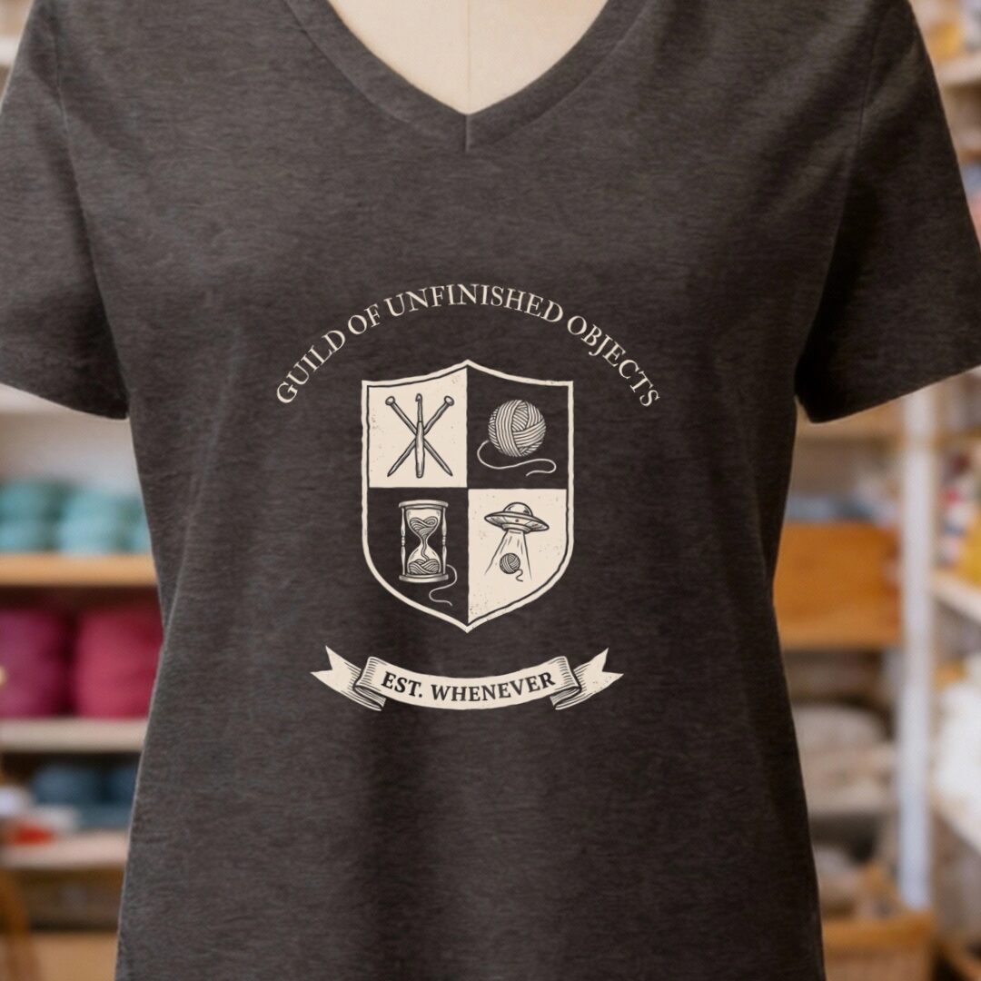 Guild Of UFOs V-Neck T-Shirt Dark Grey t-shirt