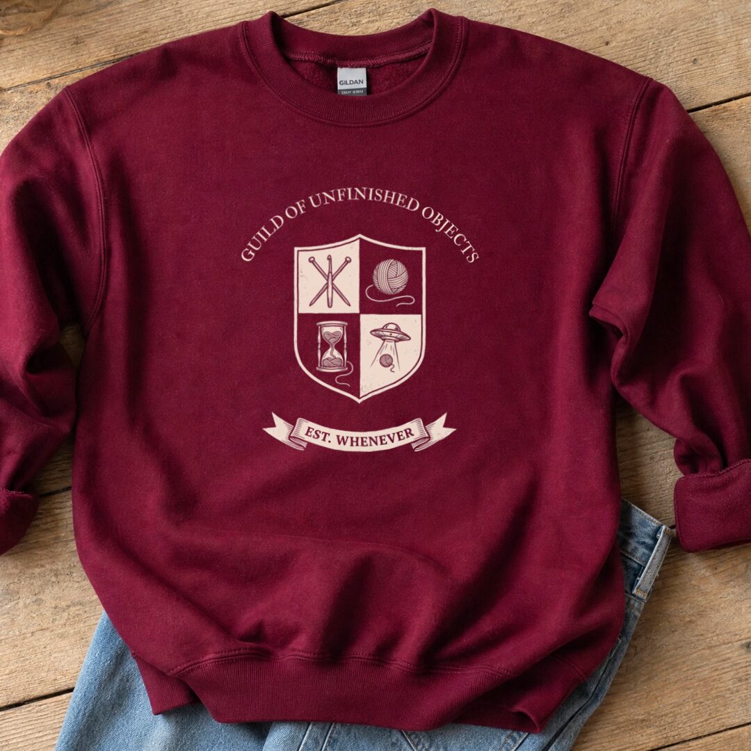 Guild Of UFOs Sweatshirt Maroon t-shirt