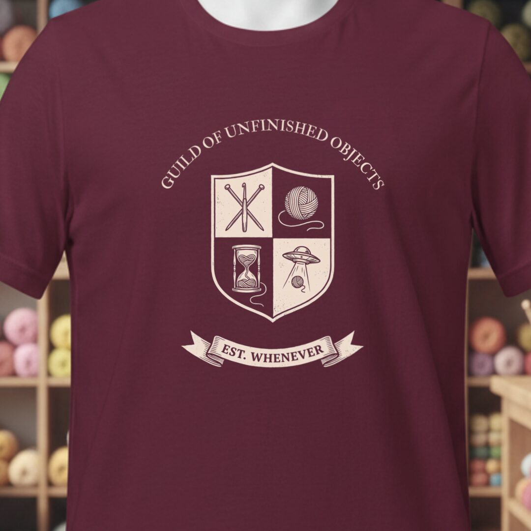 Guild Of UFOs T-Shirt Maroon t-shirt