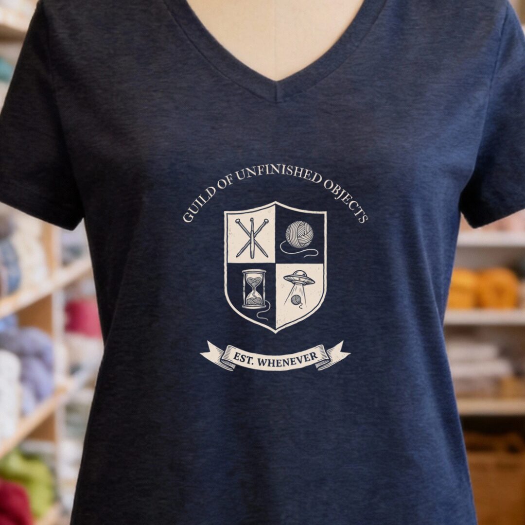 Guild Of UFOs V-Neck T-Shirt Navy t-shirt