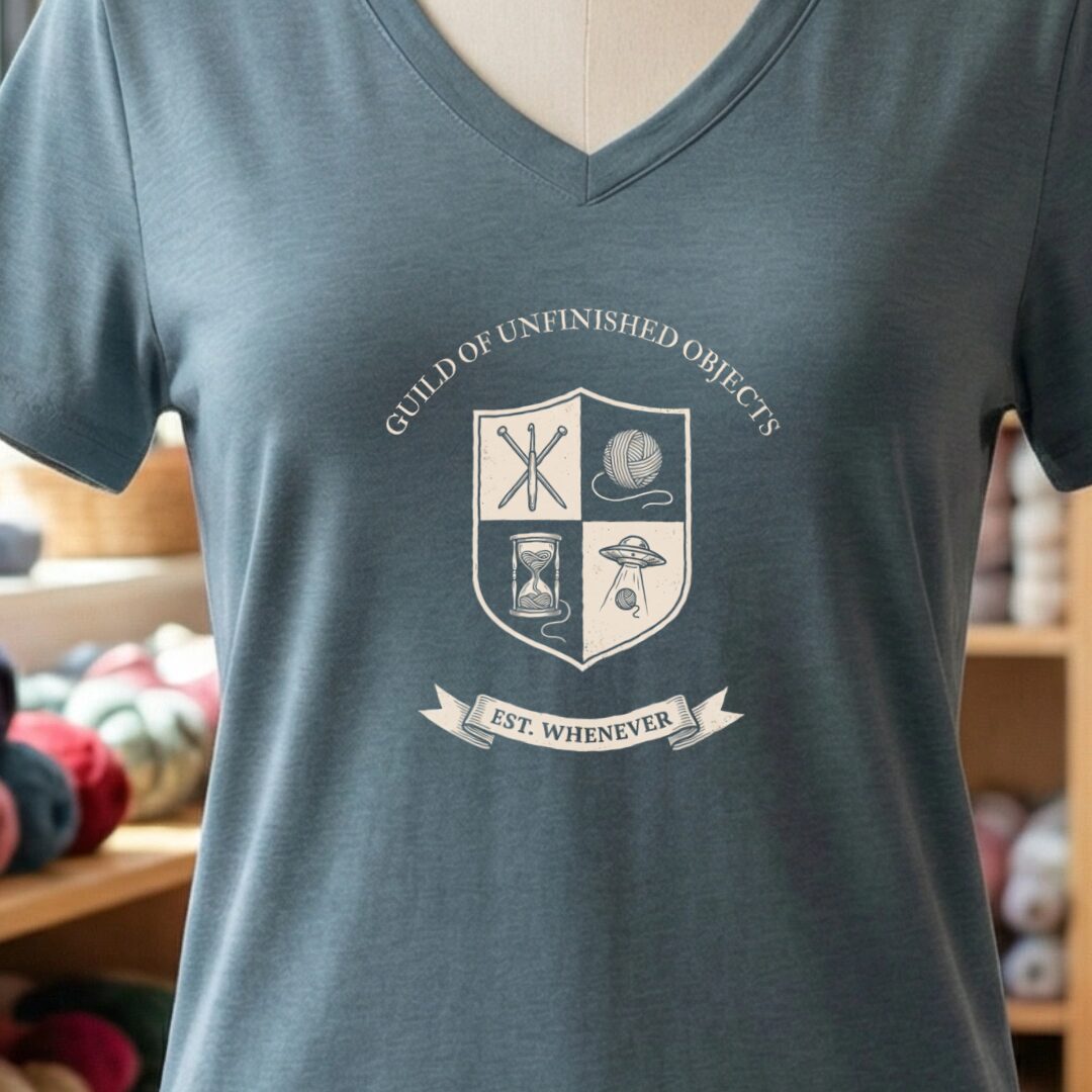 Guild Of UFOs V-Neck T-Shirt Slate t-shirt