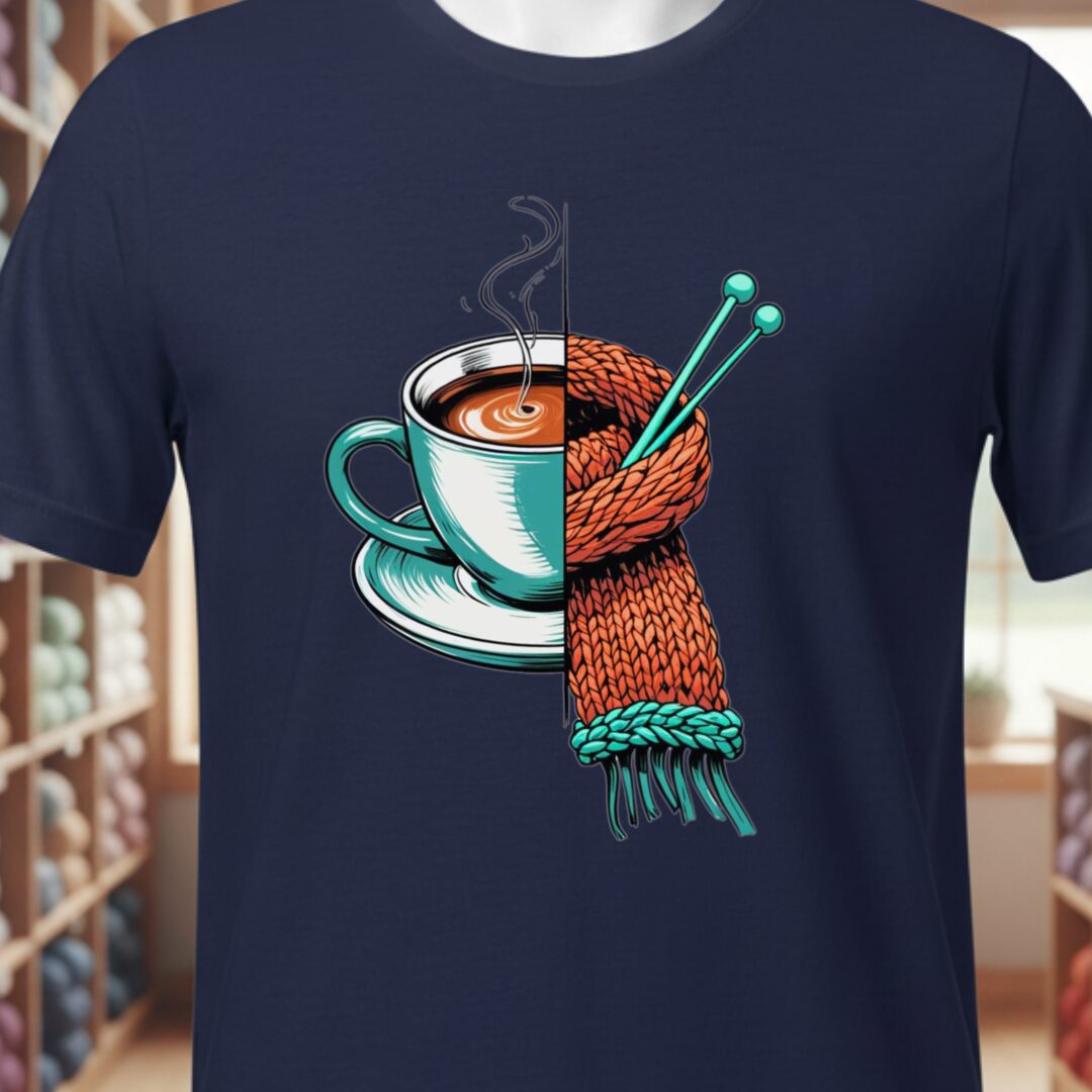 Half & Half T-Shirt Navy t-shirt
