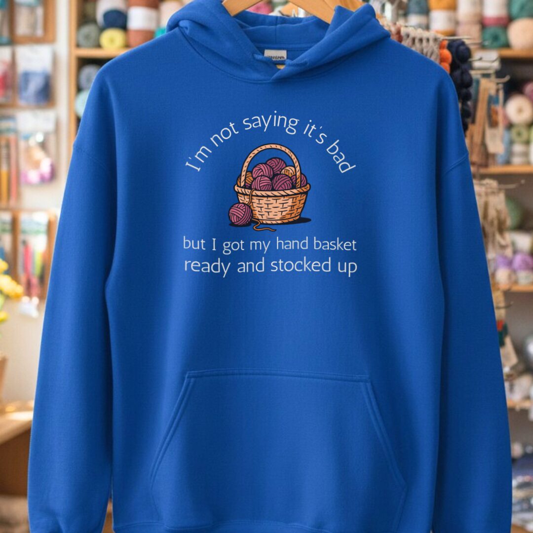 Hand Basket Hoodie Royal t-shirt