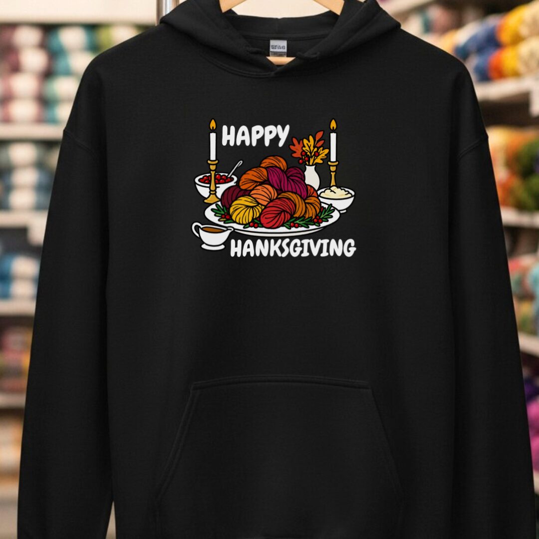 Hanksgiving Hoodie Black t-shirt
