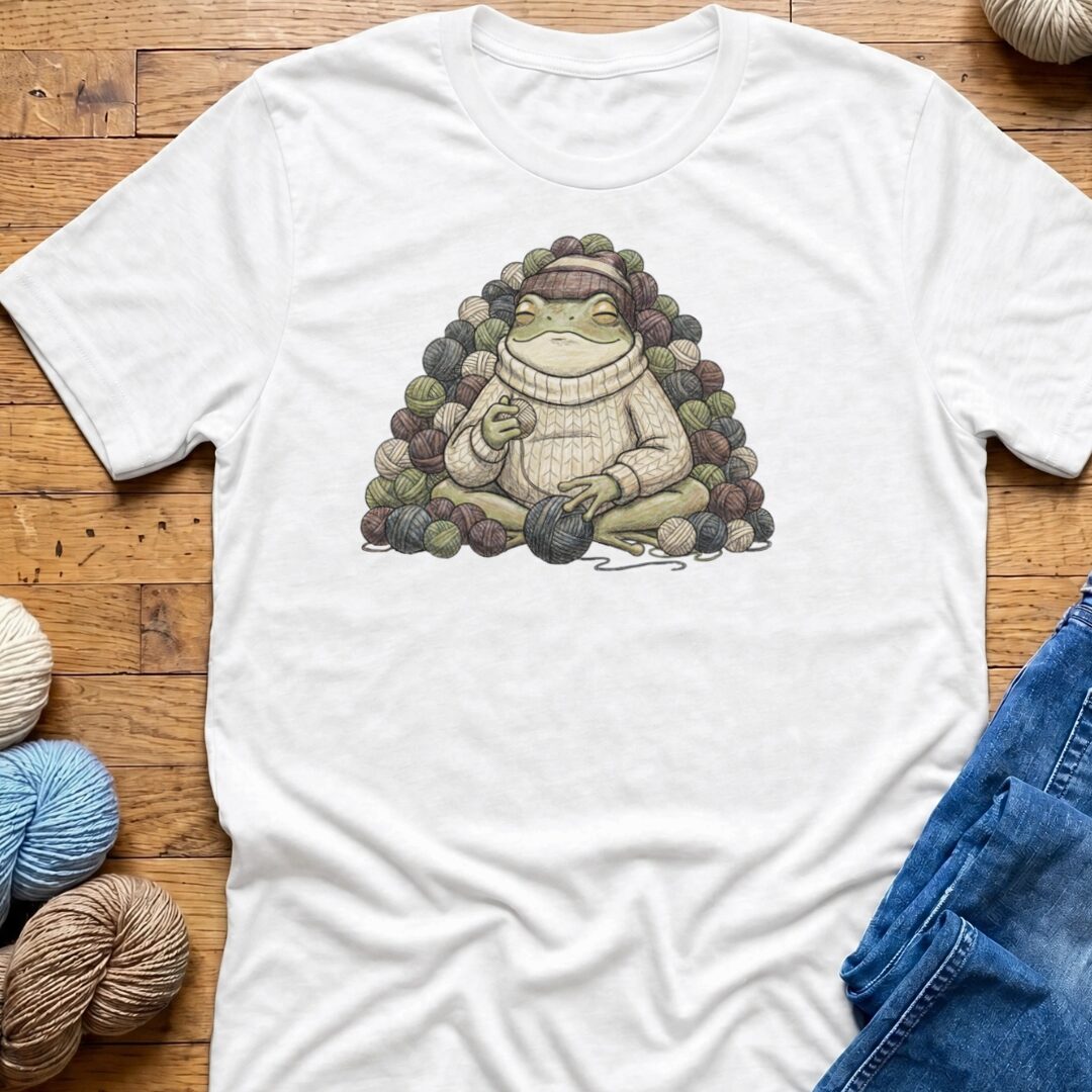Happy Place Frog T-Shirt White t-shirt