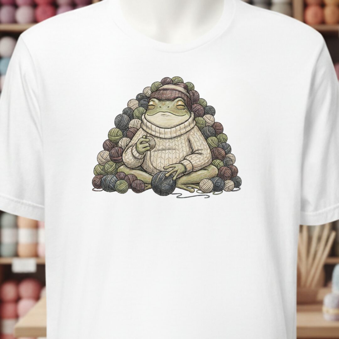 Happy Place Frog T-Shirt White t-shirt