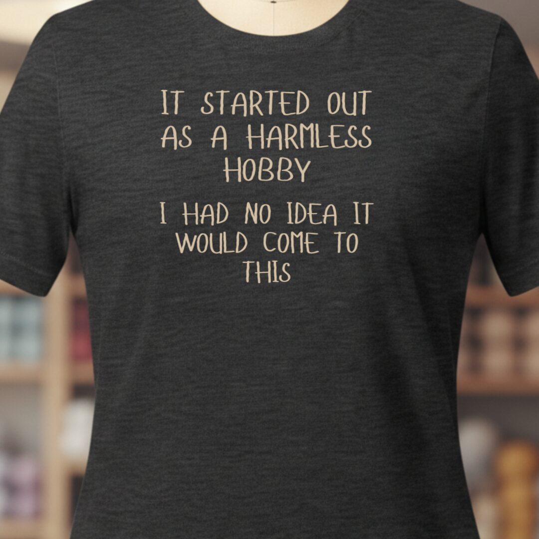 Harmless Hobby T-Shirt Dark Grey t-shirt
