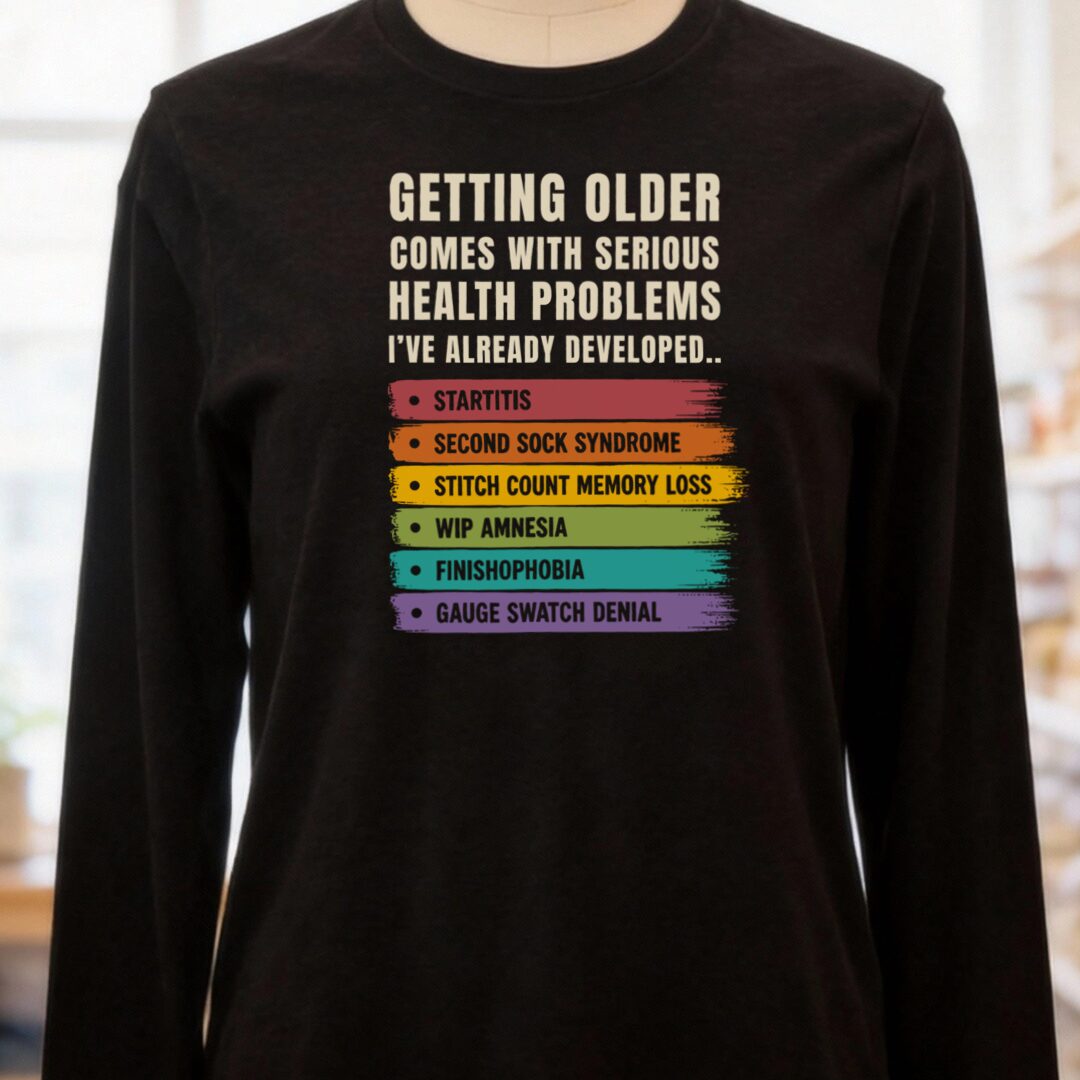 Health Conditions Long Sleeve Tee Black t-shirt