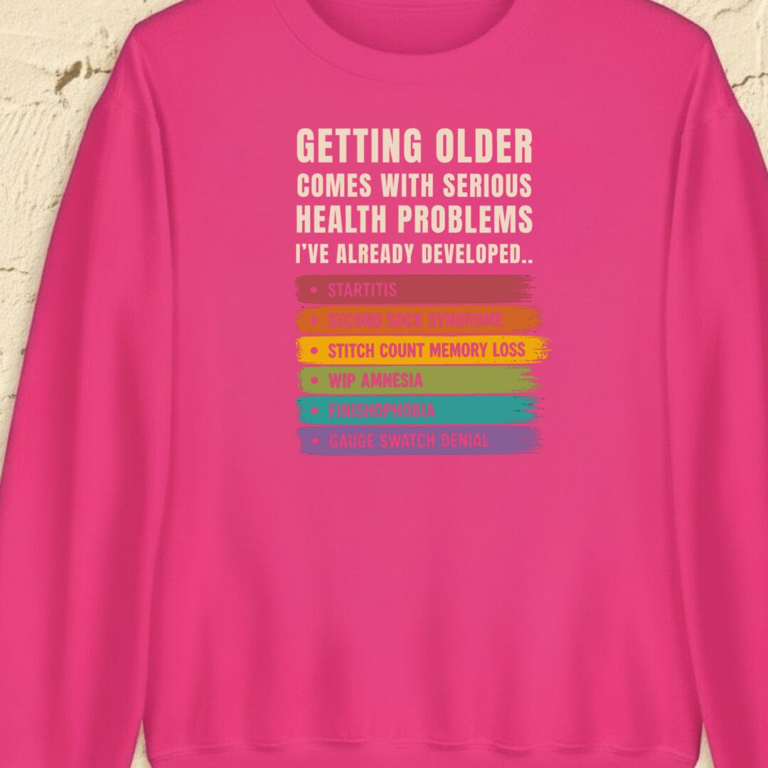 Health Conditions Bright Pink Sweatshirt.jpg