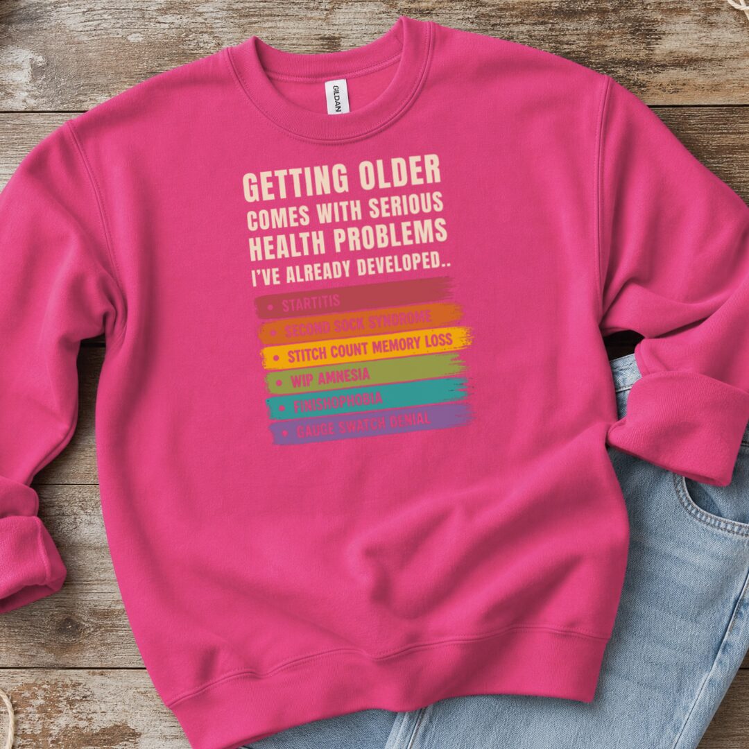 Health Conditions Sweatshirt Bright Pink t-shirt