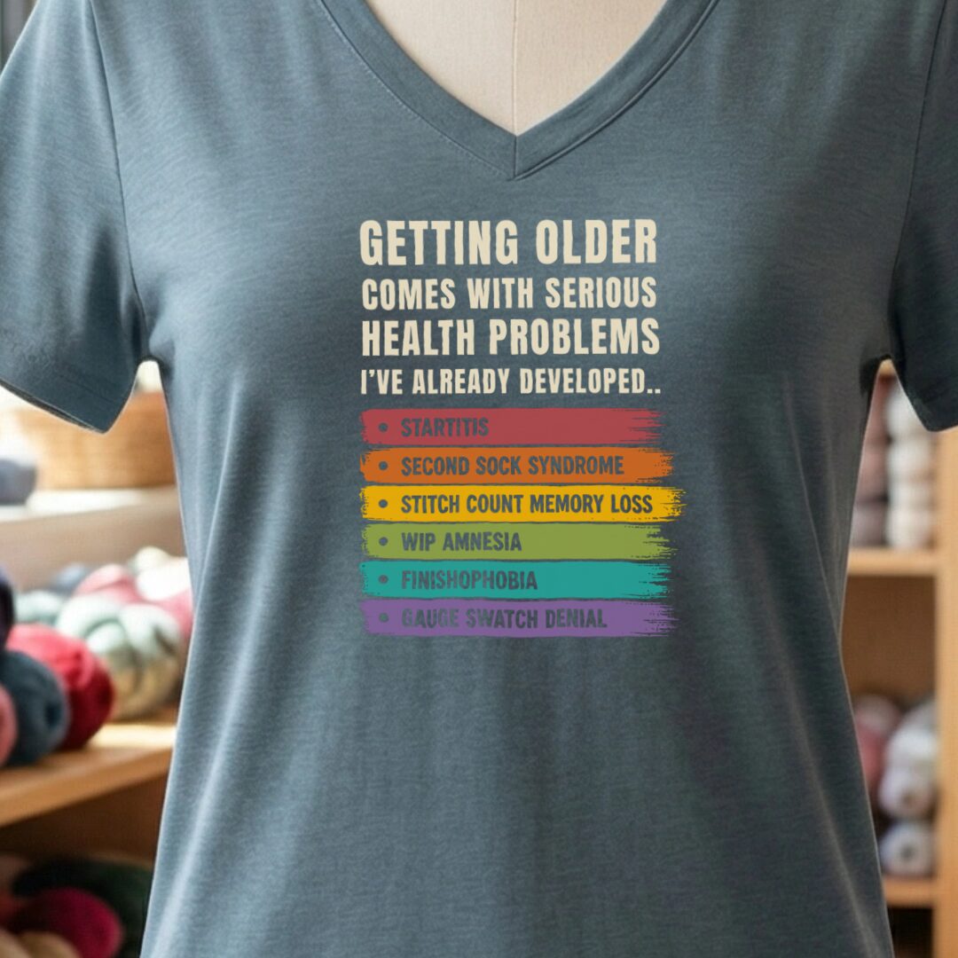 Health Conditions V-Neck T-Shirt Slate t-shirt