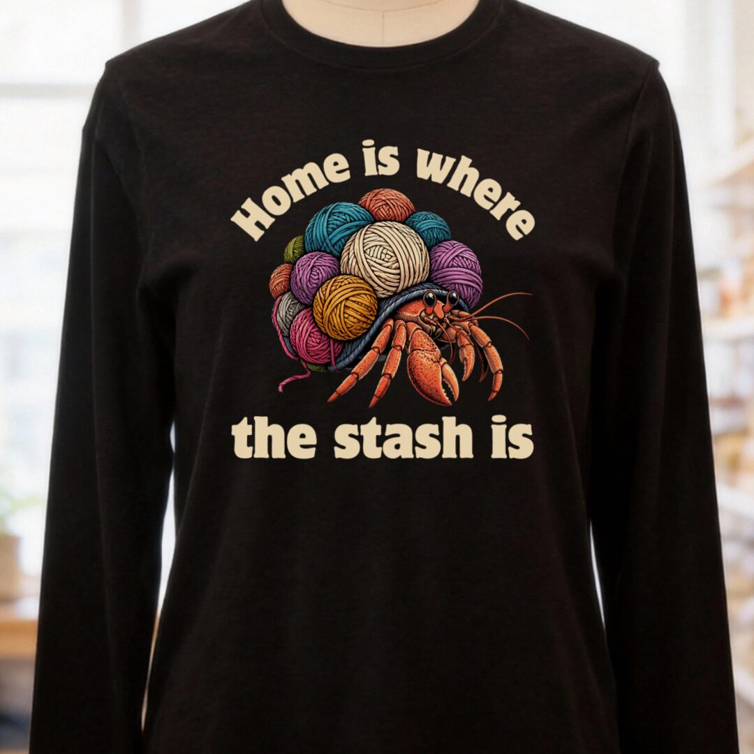Home Long Sleeve Tee Black t-shirt
