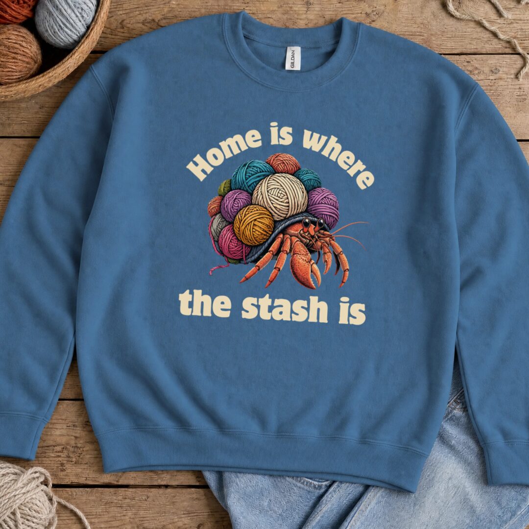 Home Sweatshirt Indigo Blue t-shirt