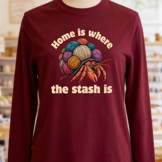 Home Maroon Long Sleeve Tee.jpg