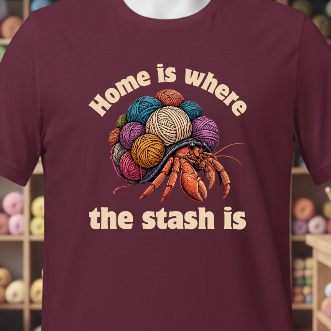 Home T-Shirt Maroon t-shirt