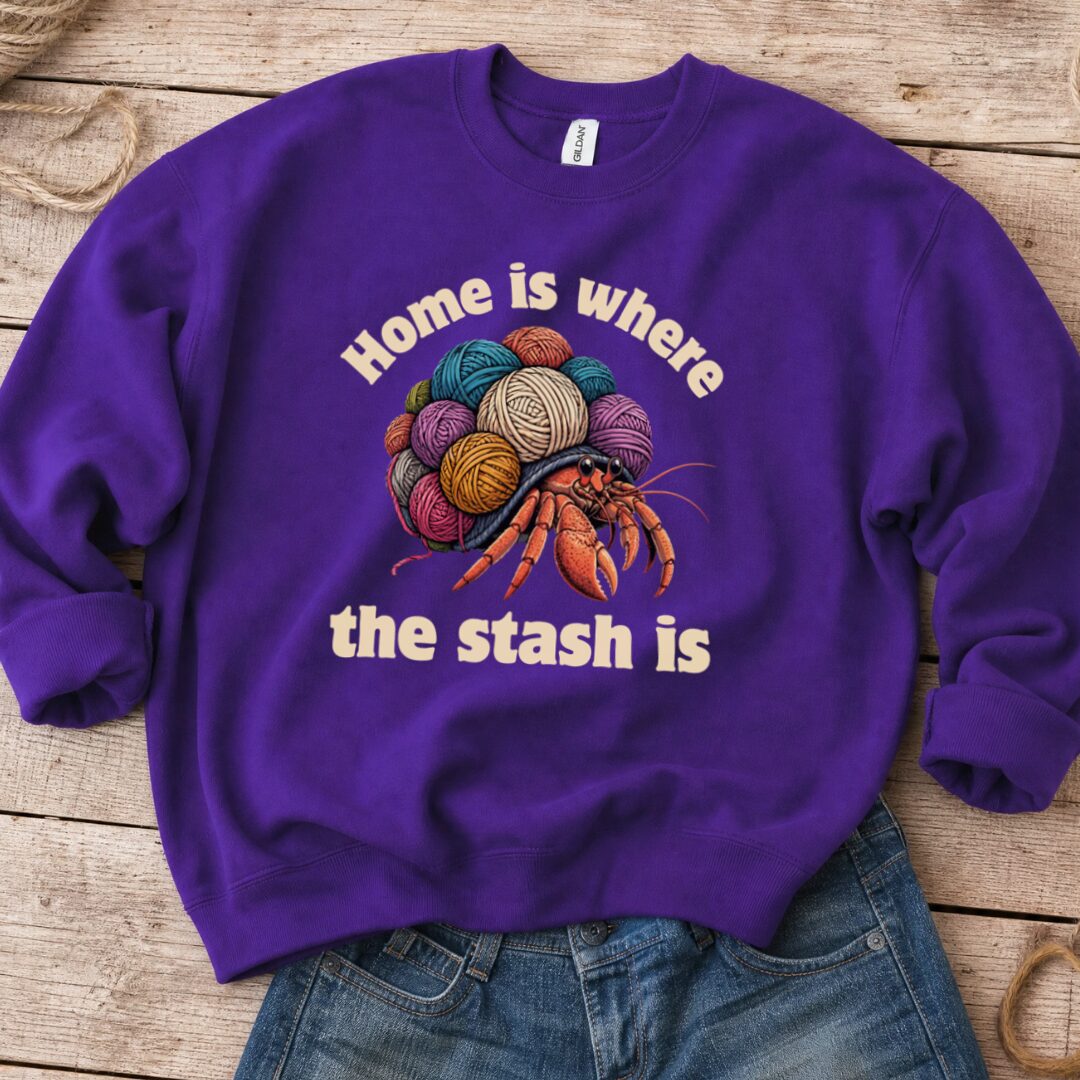 Home Sweatshirt Purple t-shirt