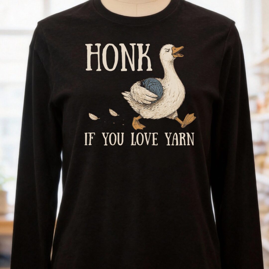 Honk Black Long Sleeve Tee.jpg