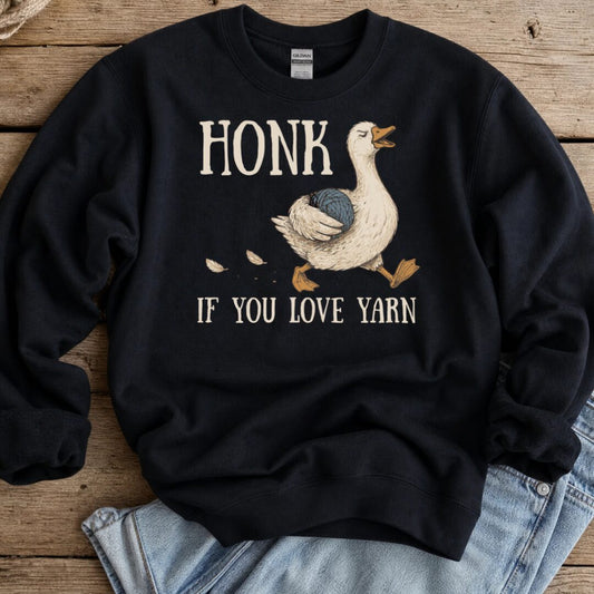 Honk Black Sweatshirt.jpg