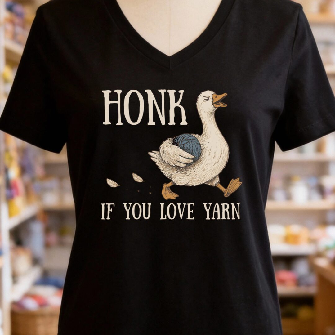 Honk Black V Neck.jpg