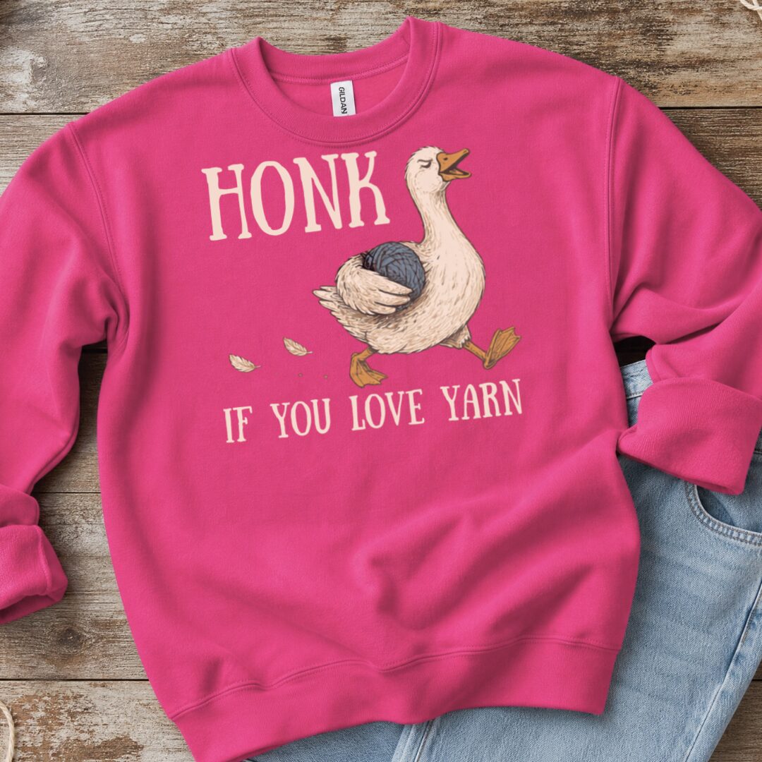 Honk Bright Pink Sweatshirt.jpg