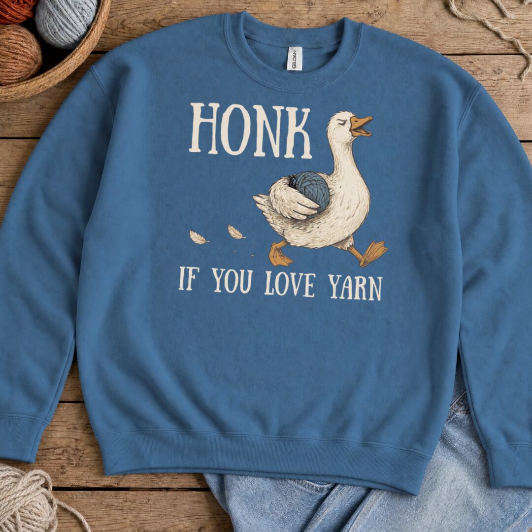 Honk Indigo Blue Sweatshirt.jpg