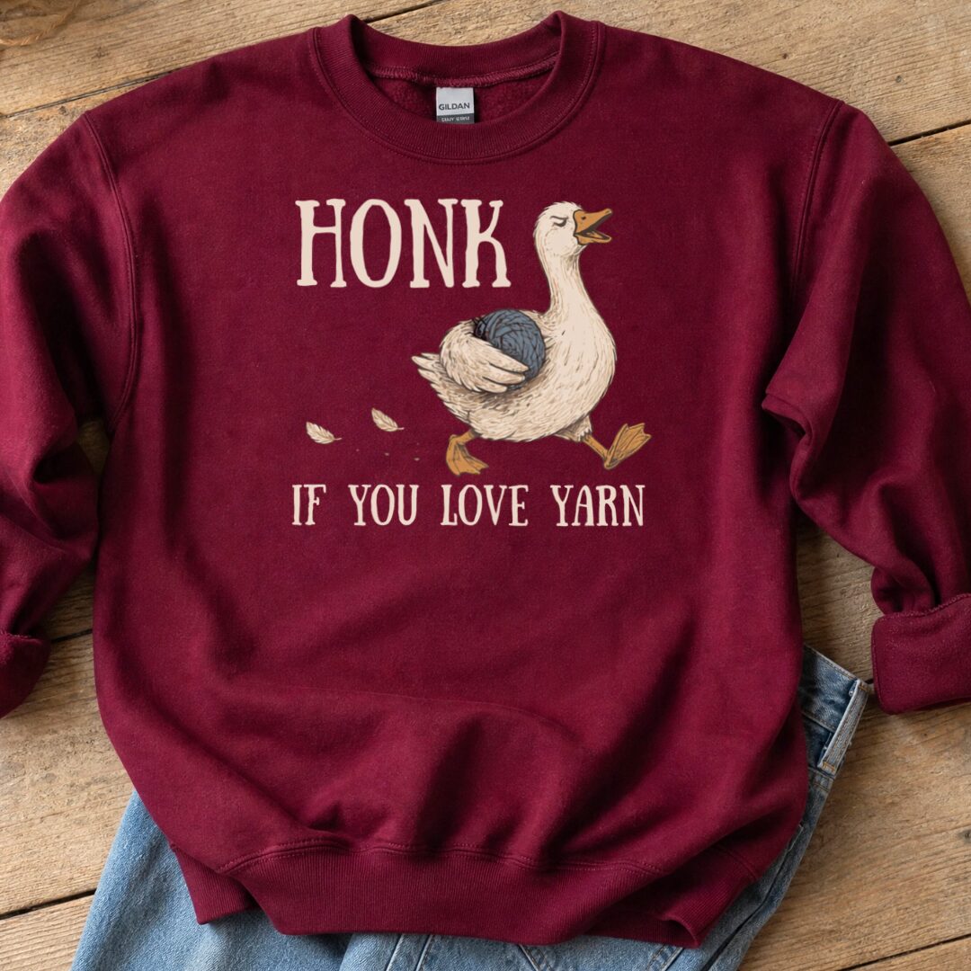 Honk Maroon Sweatshirt.jpg