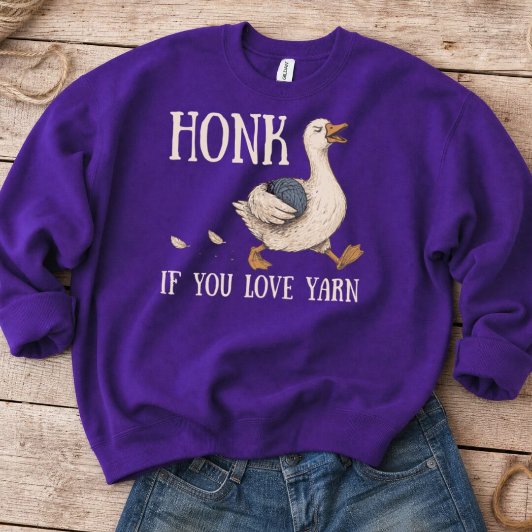 Honk Purple Sweatshirt.jpg