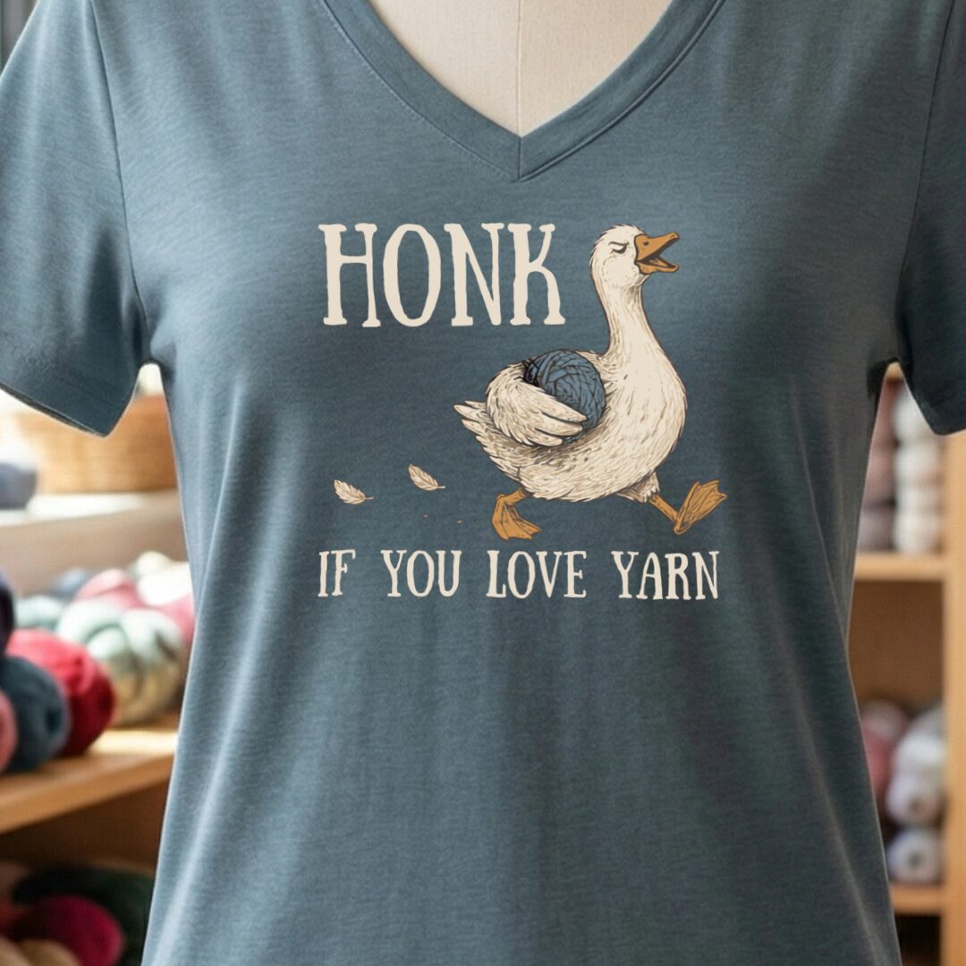 Honk Slate V Neck.jpg