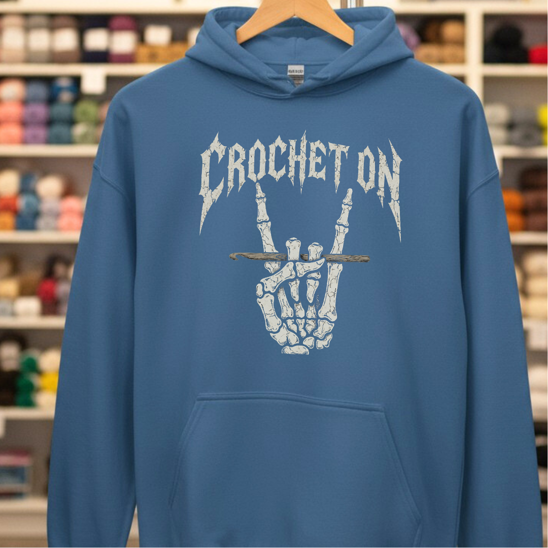 Crochet On Hoodie
