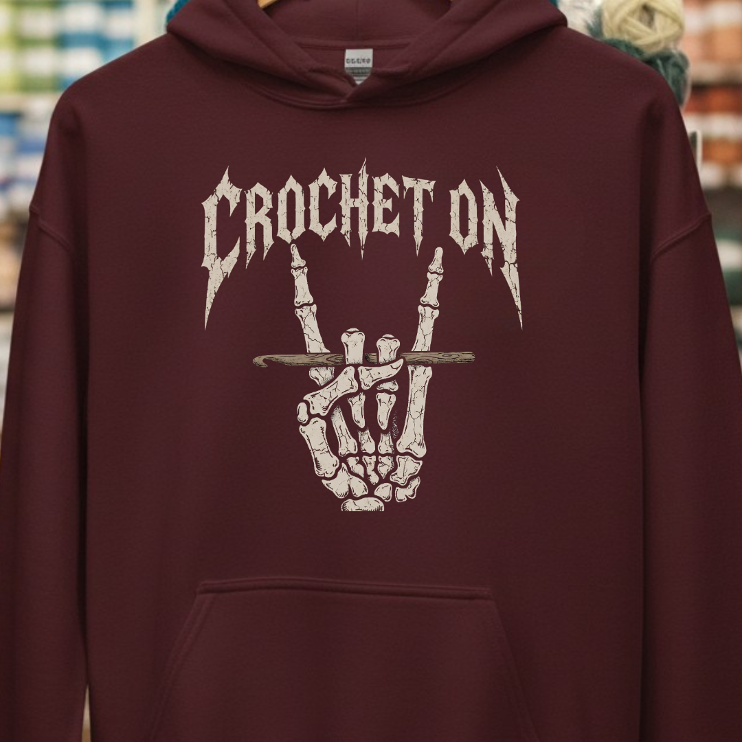 Crochet On Hoodie