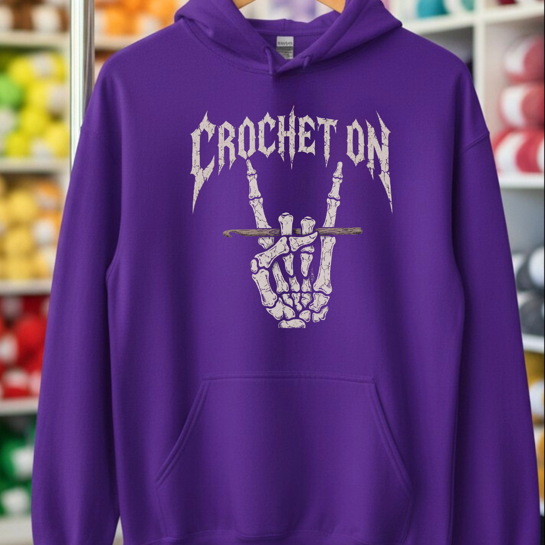 Crochet On Hoodie
