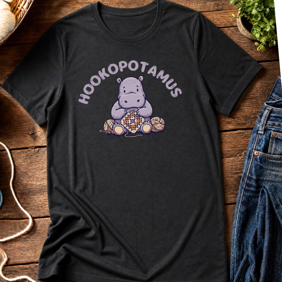 Hookopotamus T-Shirt Black t-shirt
