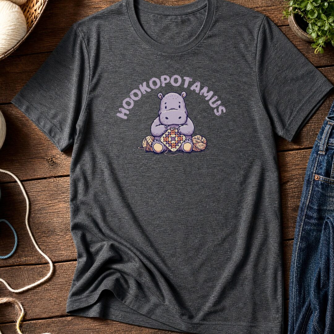 Hookopotamus T-Shirt Dark Grey t-shirt