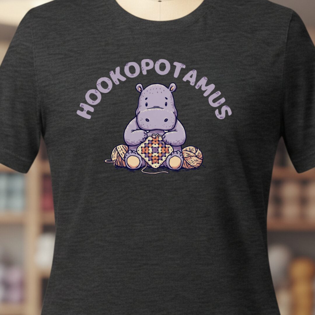 Hookopotamus T-Shirt Dark Grey t-shirt