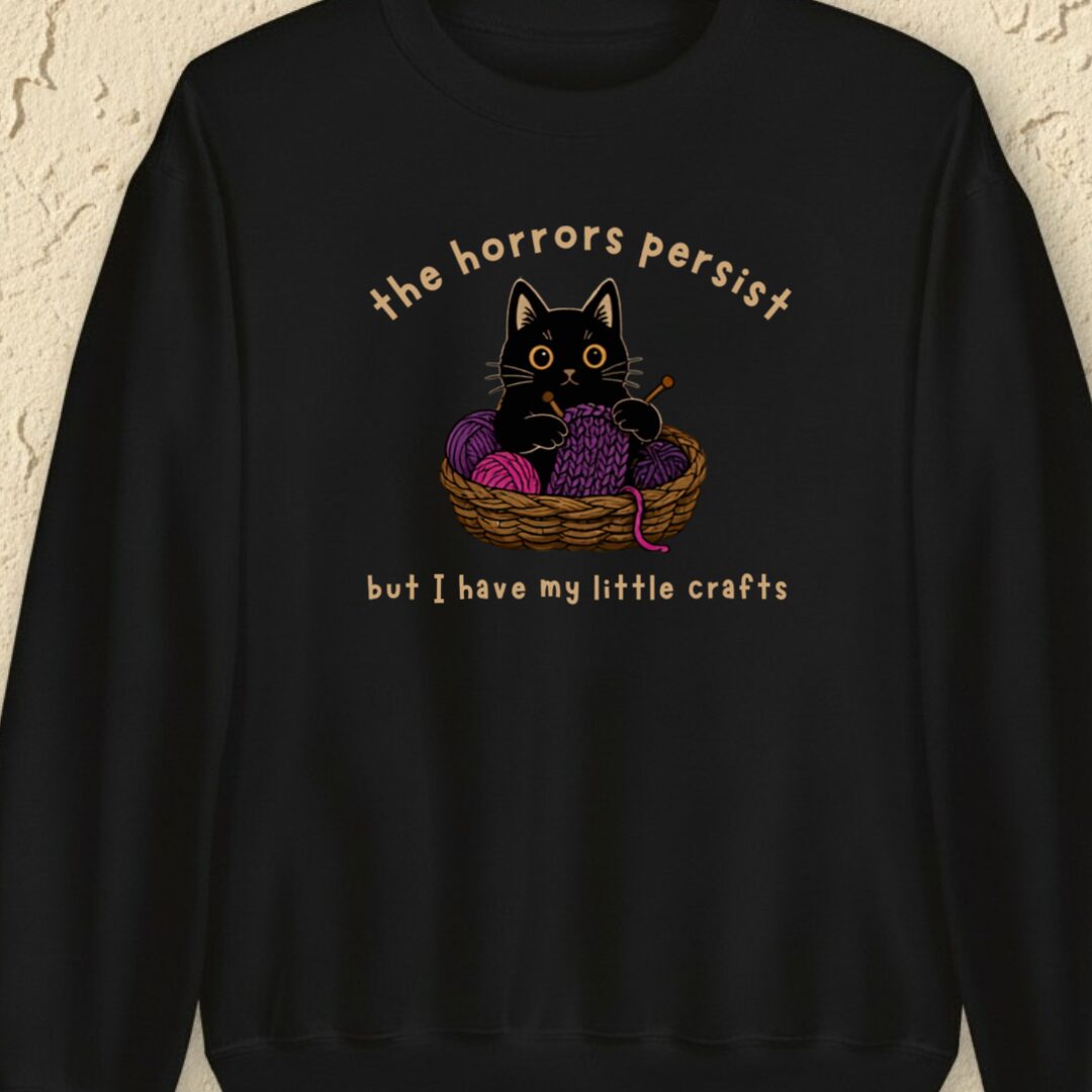 Horrors Persist Black Sweatshirt.jpg