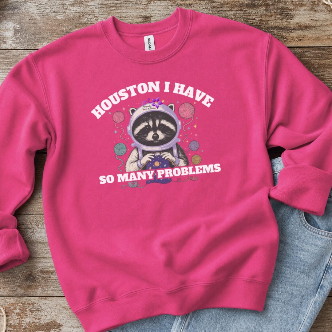 Houston Sweatshirt Bright Pink t-shirt