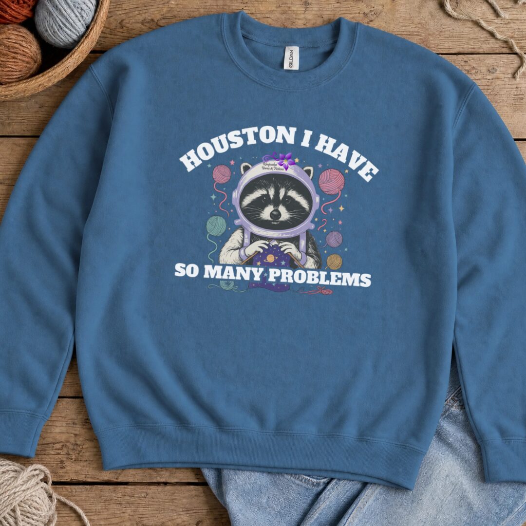 Houston Sweatshirt Indigo Blue t-shirt