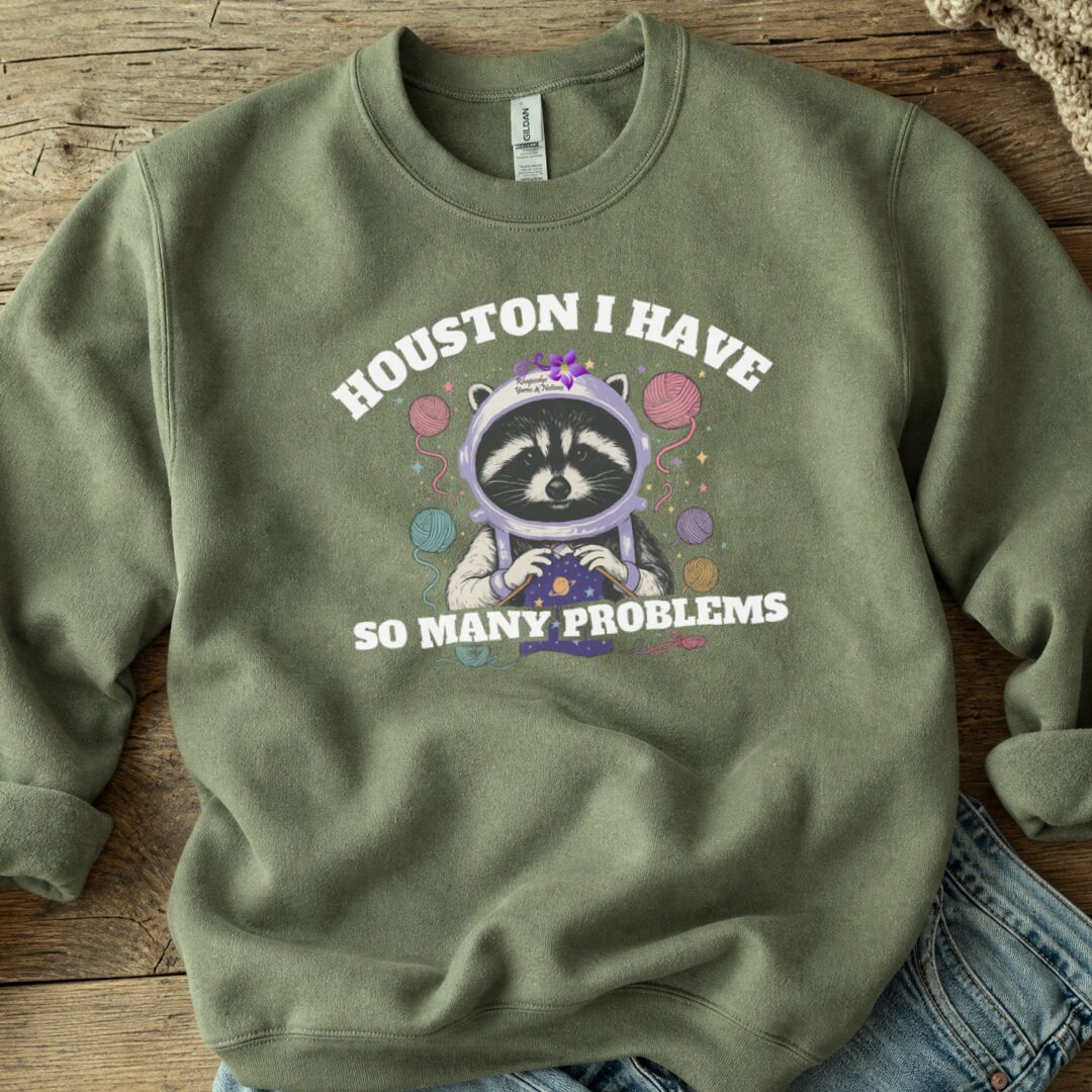 Houston Sweatshirt Military Green t-shirt