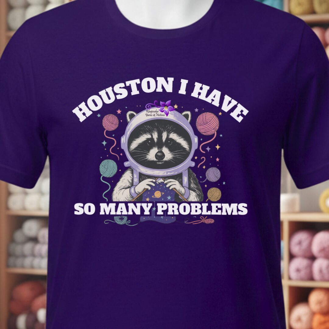 Houston T-Shirt Purple t-shirt