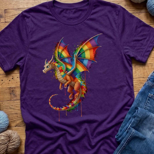 Hover Dragon Dye Splash T-Shirt