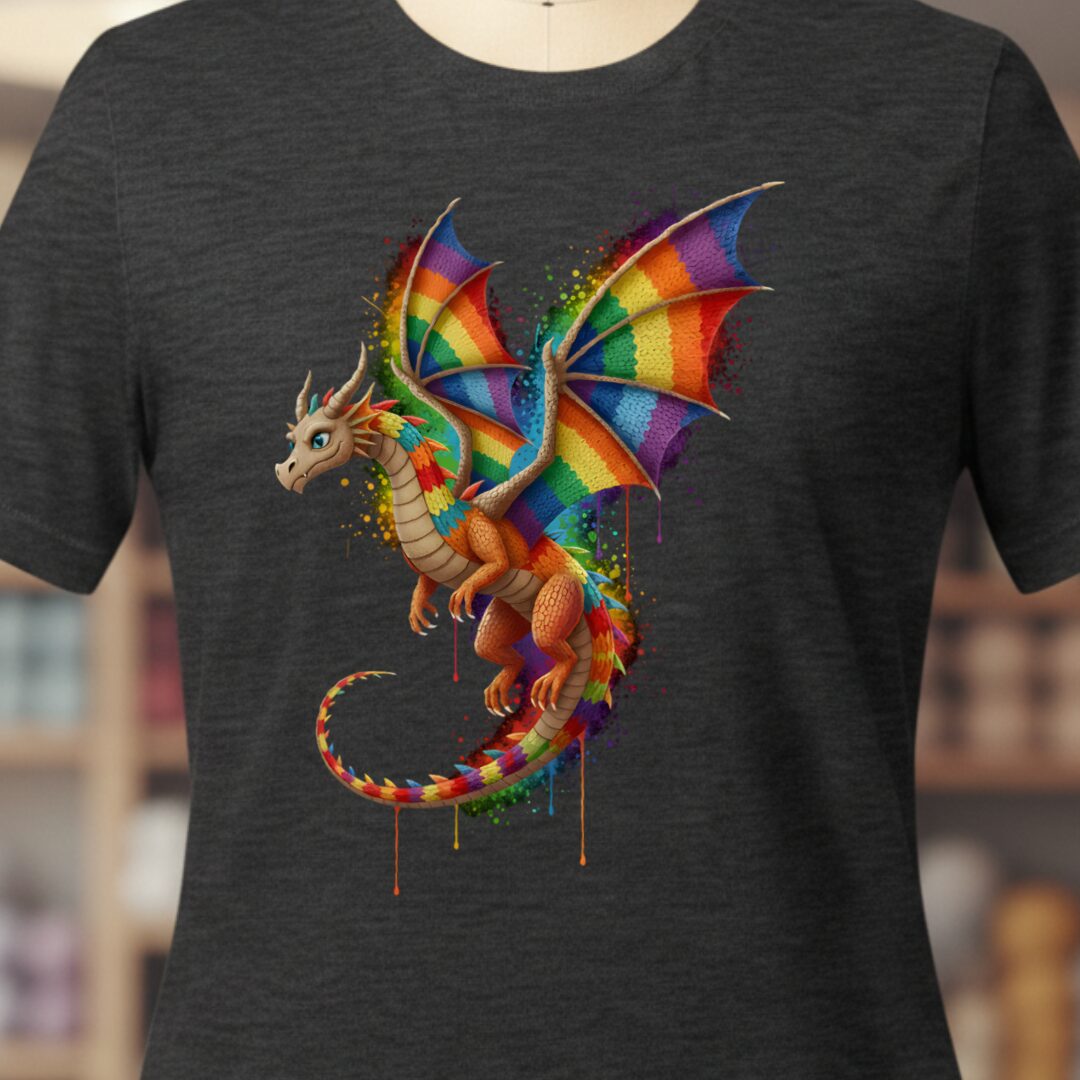 Hover Dragon Dye Splash T-Shirt Dark Grey t-shirt