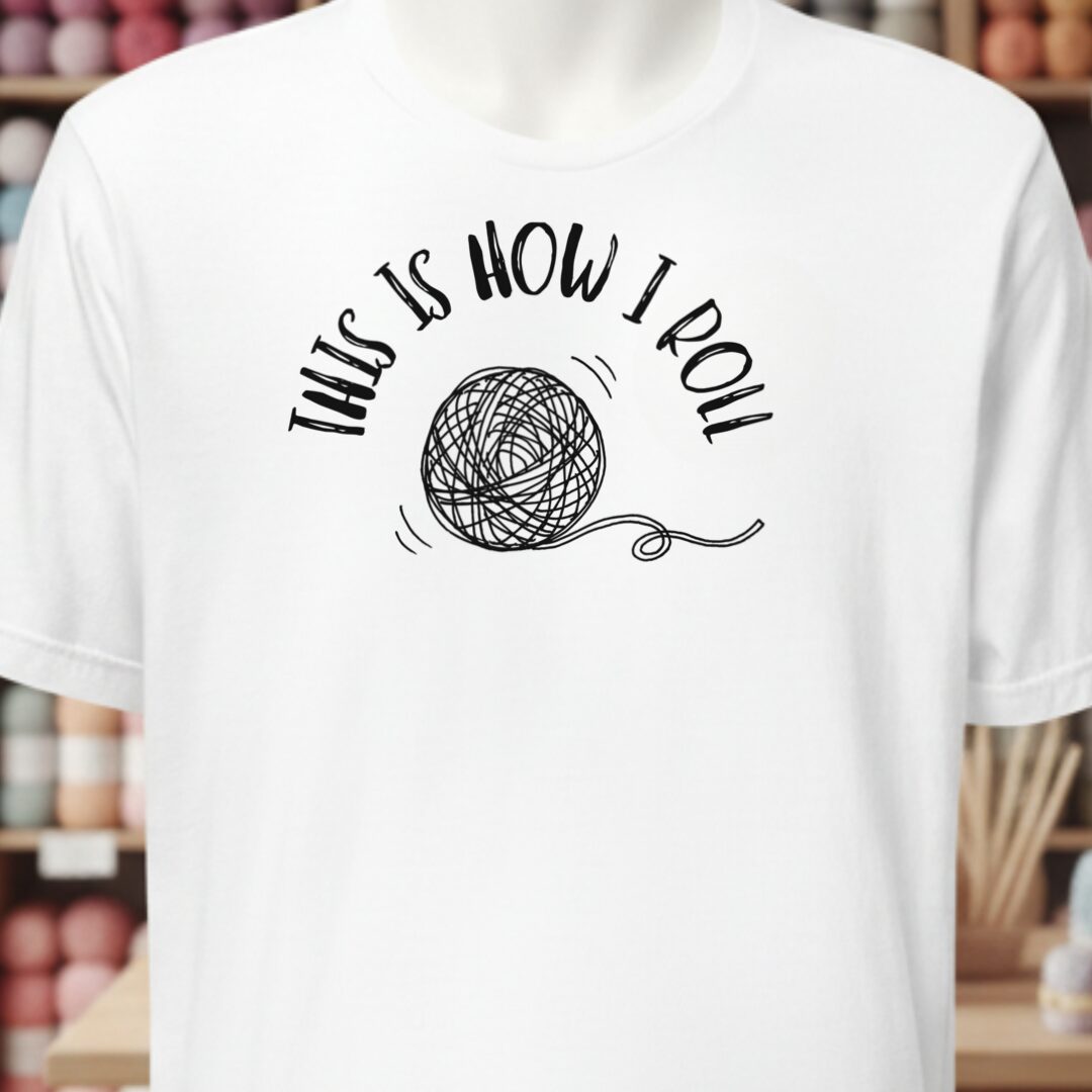 How I Roll T-Shirt White t-shirt