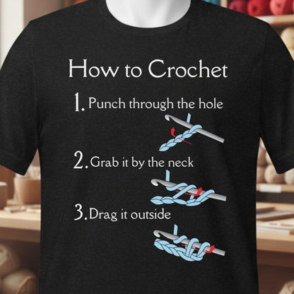 How to Crochet T-Shirt Black t-shirt