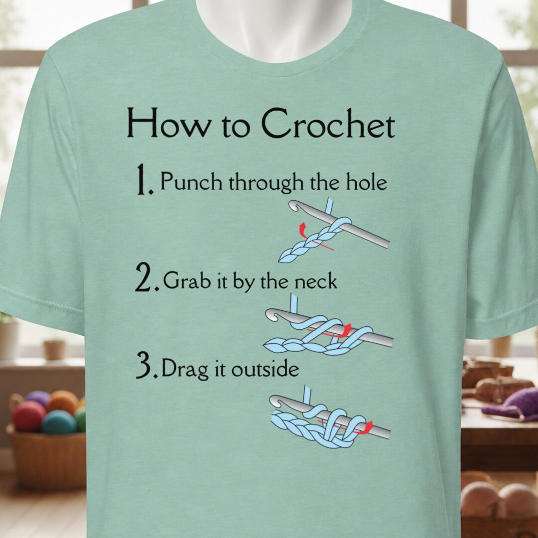How to Crochet T-Shirt Sea Breeze t-shirt