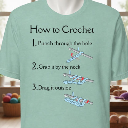 How to Crochet T-Shirt Sea Breeze t-shirt