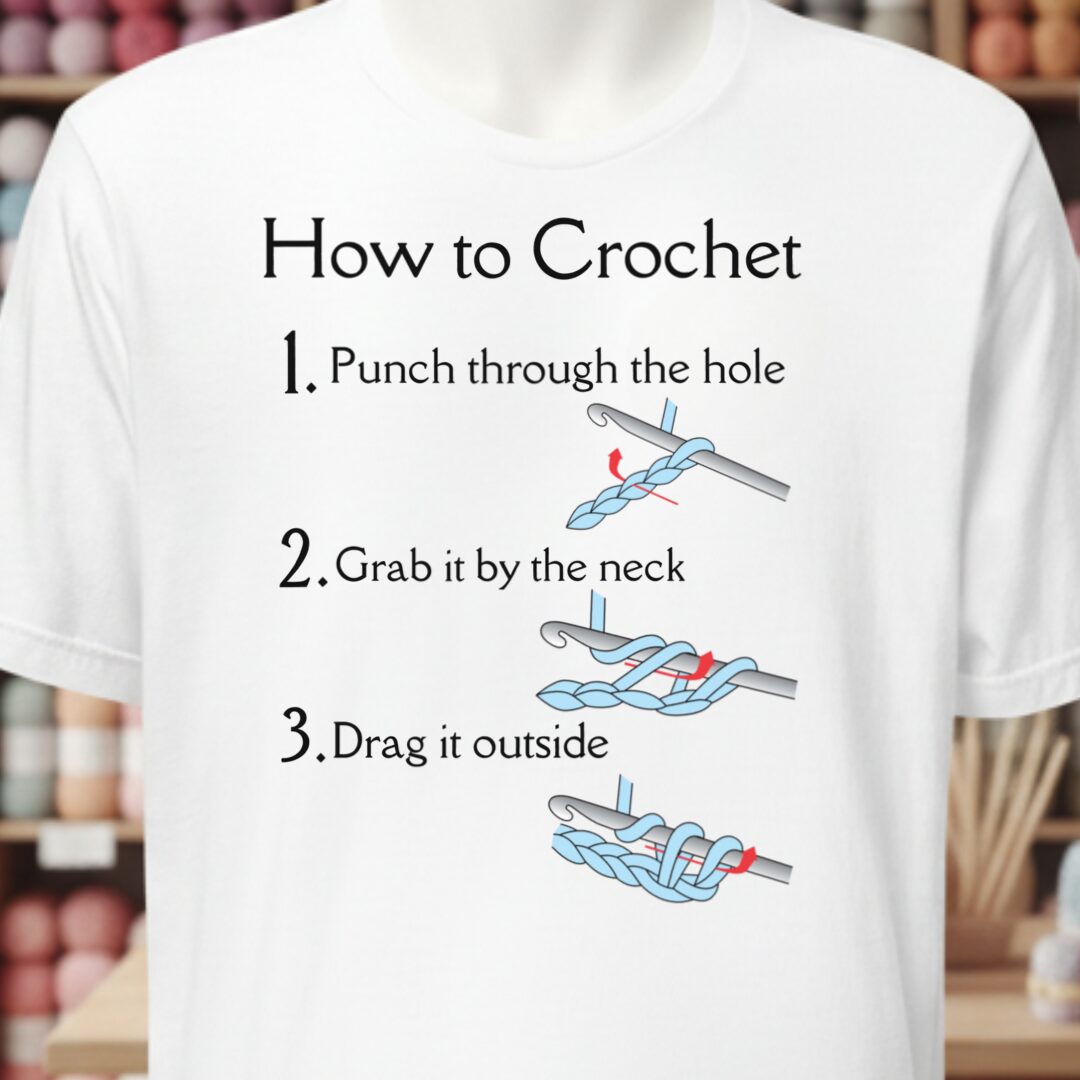 How to Crochet T-Shirt White t-shirt