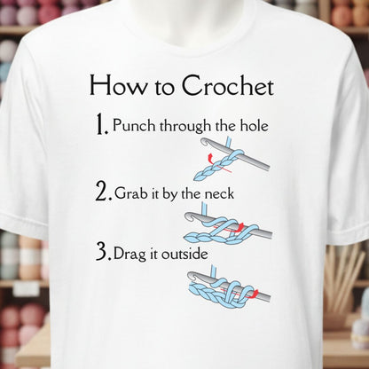 How to Crochet T-Shirt White t-shirt
